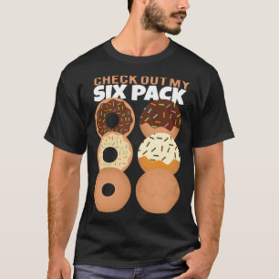 Camiseta Gym Check Out My Six Pack Donut Summer Vacation
