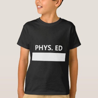 Camiseta Gym Clase PE Escuela Uniforme Educación Física Med