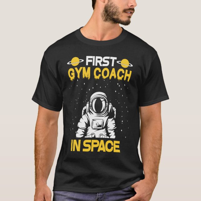 Camiseta Gym Coach In Space (Anverso)