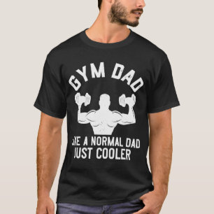 Camiseta Gym Dad Fitness Weightrising Body Builder