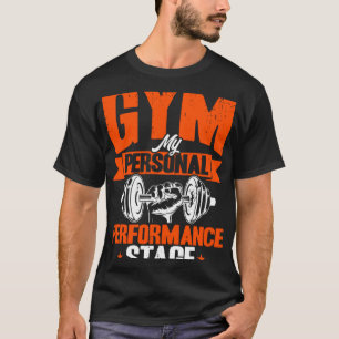 Camiseta Gym Etapa de rendimiento personal de entrenamiento