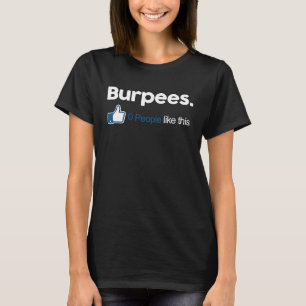 Camiseta Gym Fitness Chistes Burpeas 0 Personas Como Esta