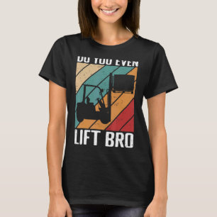 Camiseta Gym Fork Stacker Operator Warehouse Forklifter 1