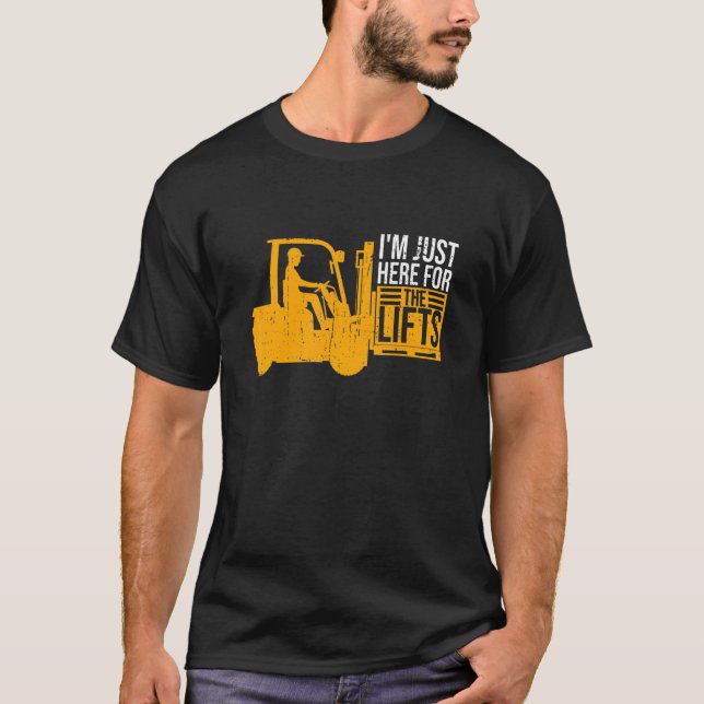 Camiseta Gym Fork Stacker Operator Warehouse Forklifter 2 (Anverso)