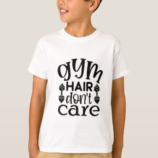 Camiseta Gym Hair no le importa