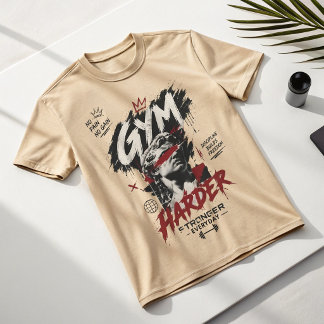 Camiseta Gym Más duro Más fuerte Todos los días |