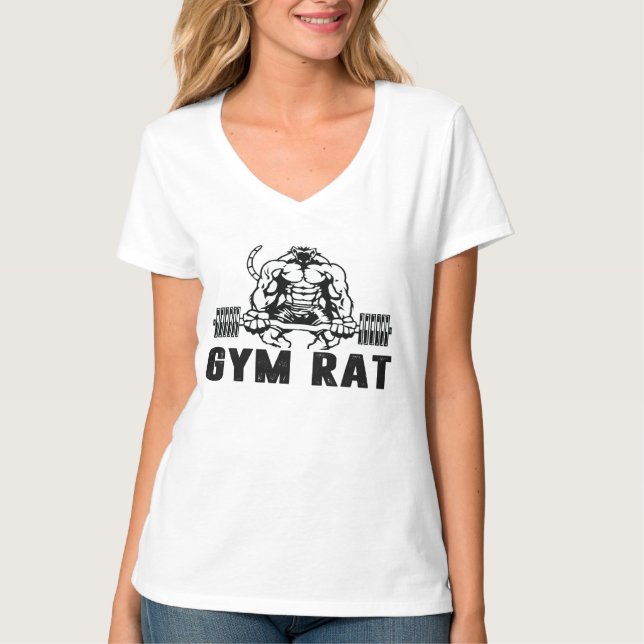 Camiseta Gym Rat (Anverso)