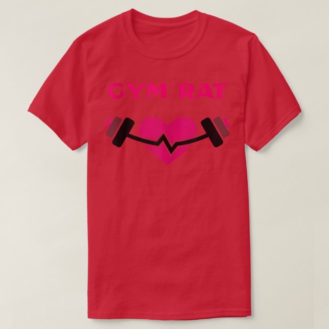Camiseta Gym Rat  (Diseño del anverso)