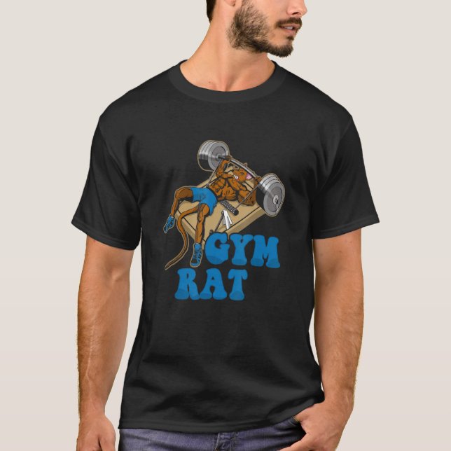 Camiseta Gym Rat Bodybuilding Contra Las Ratas De Mousetram (Anverso)