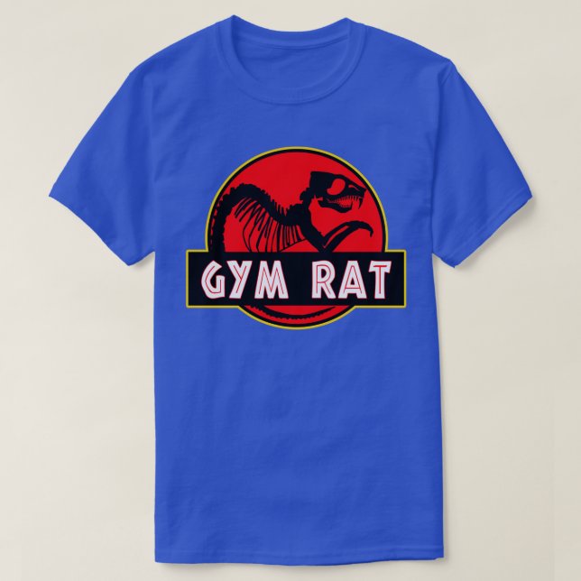 Camiseta Gym Rat Bodybuilding Fitness (Diseño del anverso)