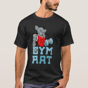 Camiseta Gym Rat Fitness Bodybuilding Ejercicio Musculares 