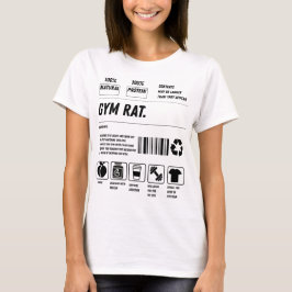 Camiseta Gym Rat Girls Formula: Handle With Gains