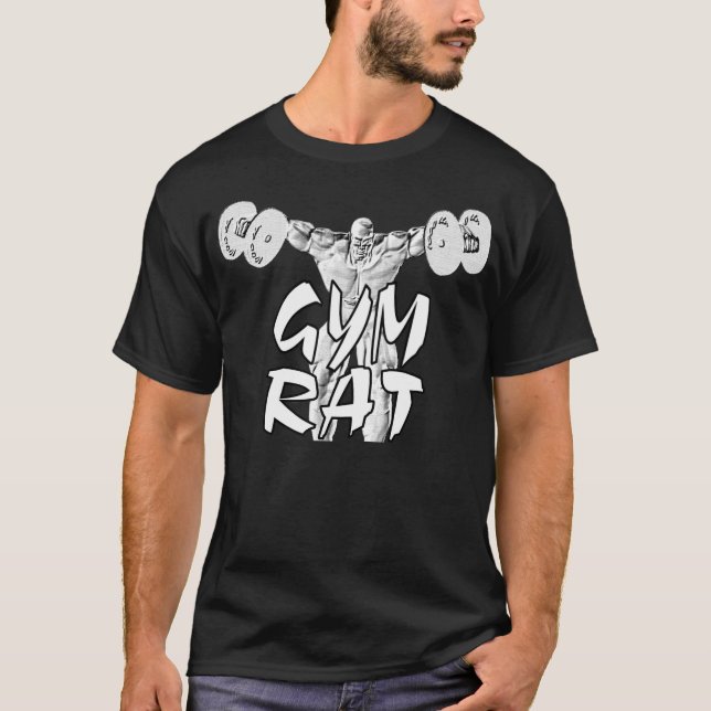Camiseta Gym Rat Weightlifter T-Shirt (Anverso)