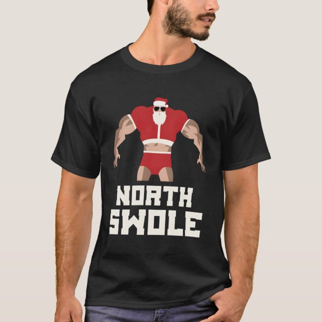 Camiseta Gym Santa Para Navidades (Anverso)