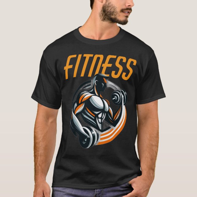 Camiseta gym t-shirt fitness motivation workout inspiration (Anverso)