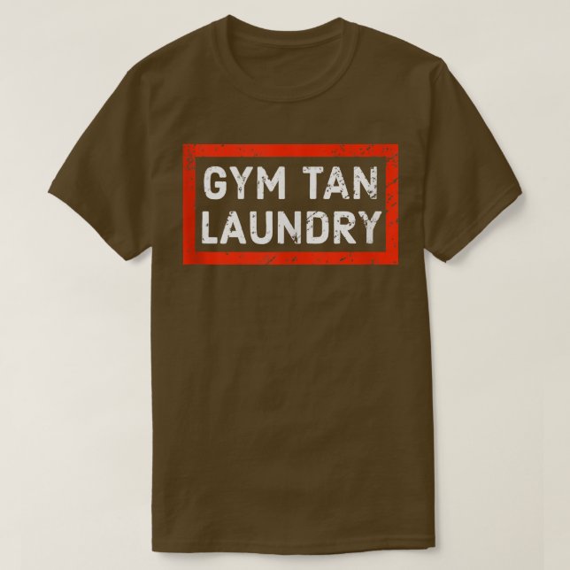 Camiseta Gym Tan Laundry  (Diseño del anverso)