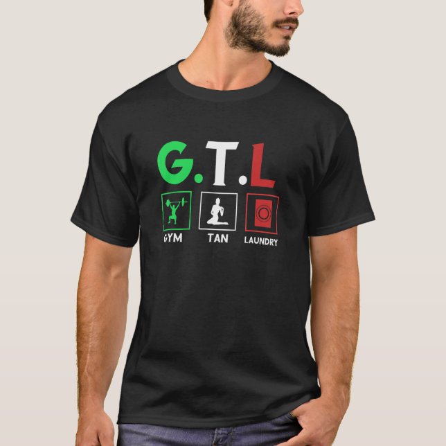 Camiseta Gym Tan Laundry GTL (Anverso)