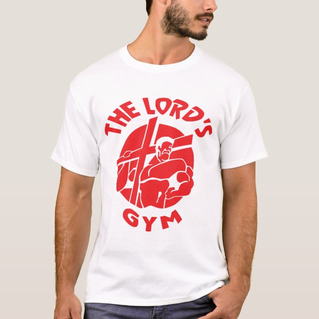 Camiseta Gym Waxahachie - rojo de señor (Anverso)
