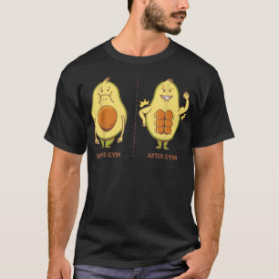 Camiseta Gym Workout Buff Aguacate Muscular