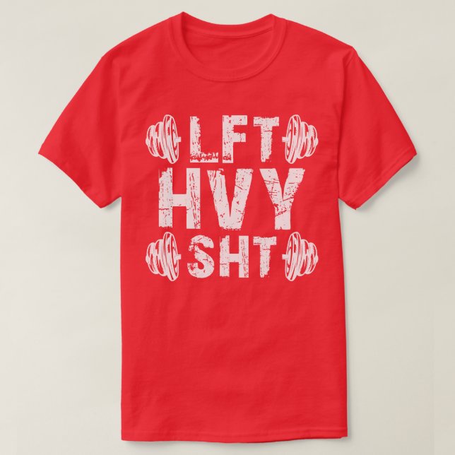 Camiseta Gym Workout LFT HVY SHT w (Diseño del anverso)