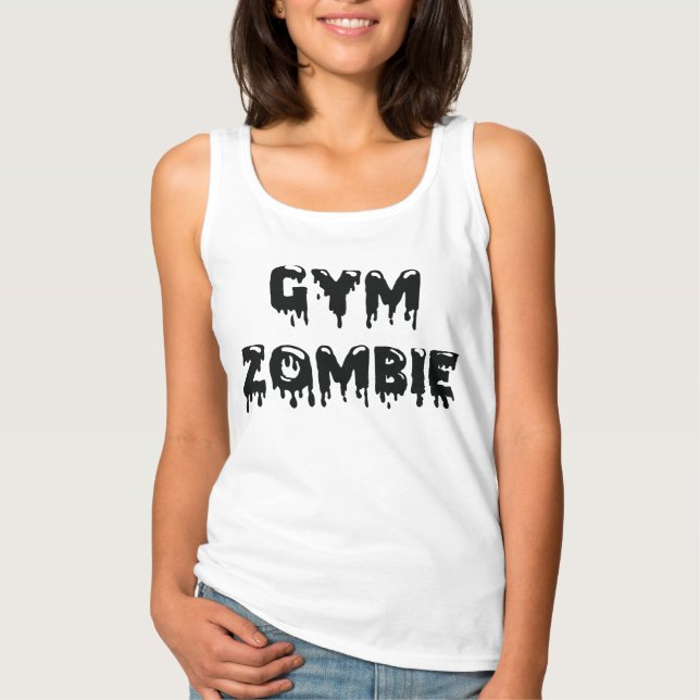 Camiseta Gym Zombie Tank (Anverso)