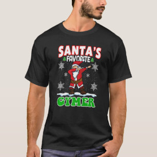 Camiseta Gymer favorito de Santa Claus Dabbing Santa X mas 