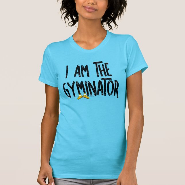 Camiseta Gyminator Rough Text (Anverso)