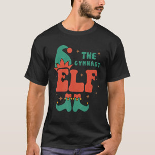 Camiseta Gymnast Elf Navidades Que Coinciden Con La Familia
