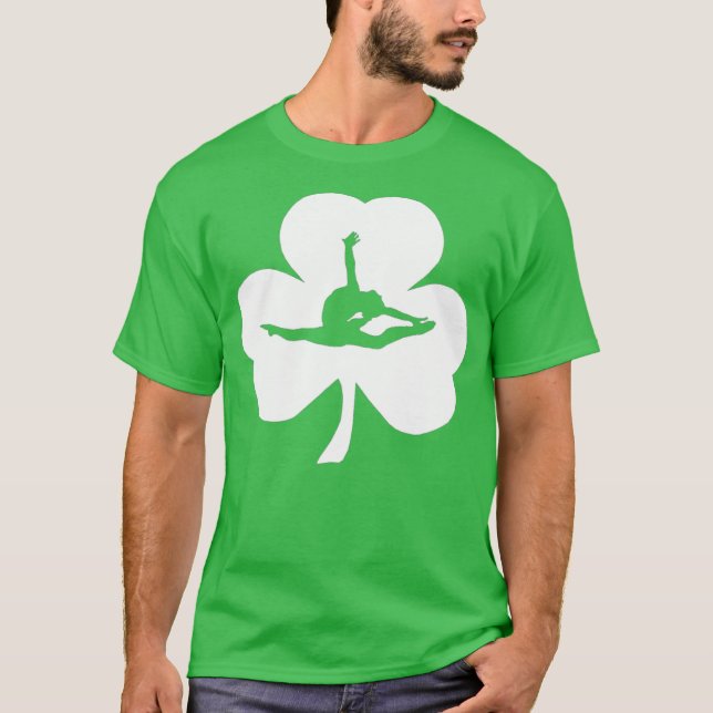 Camiseta Gymnast Irish Shamrock  Gymnastics St Patricks (Anverso)