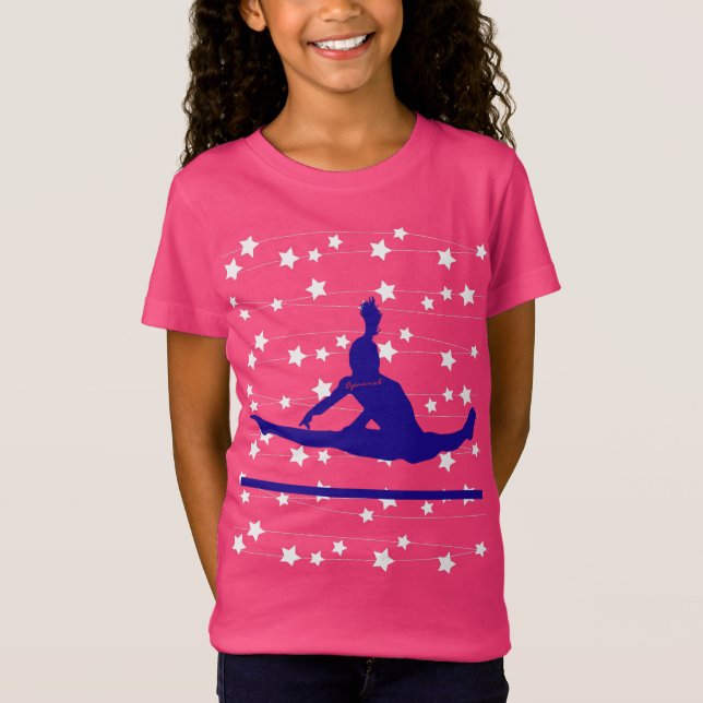 Camiseta Gymnast Swirling Stars (Anverso)