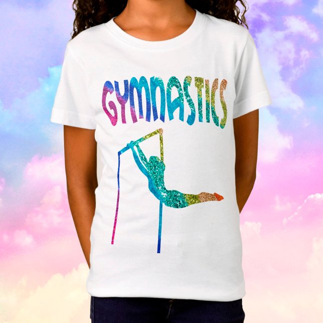Camiseta Gymnastics Glitter Asymmetrical Bars (Subido por el creador)