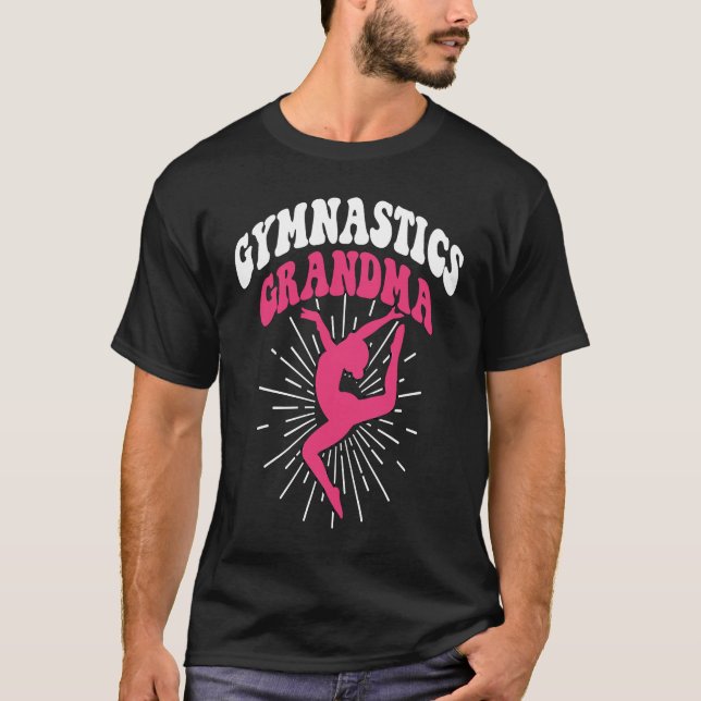 Camiseta Gymnastics Grandma Women Gymnast Dance Retro Vinta (Anverso)