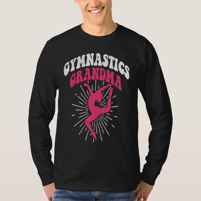 Camiseta Gymnastics Grandma Women Gymnast Dance Retro Vinta (Anverso)