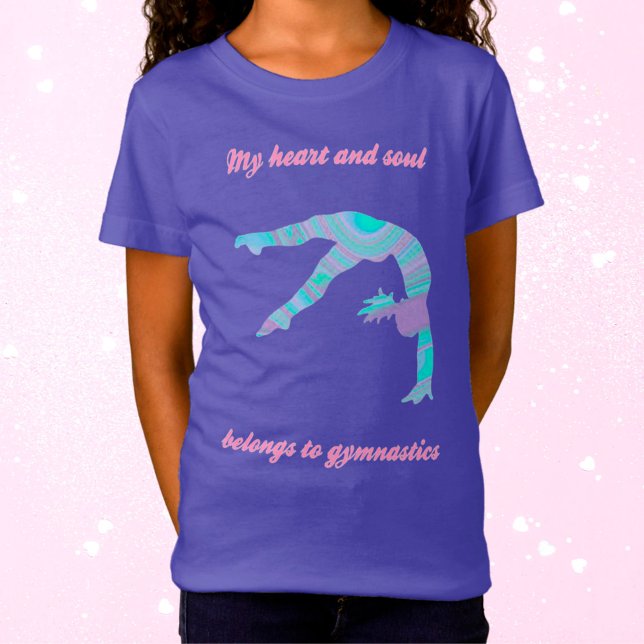 Camiseta Gymnastics Heart and Soul Girls T-Shirt (Subido por el creador)