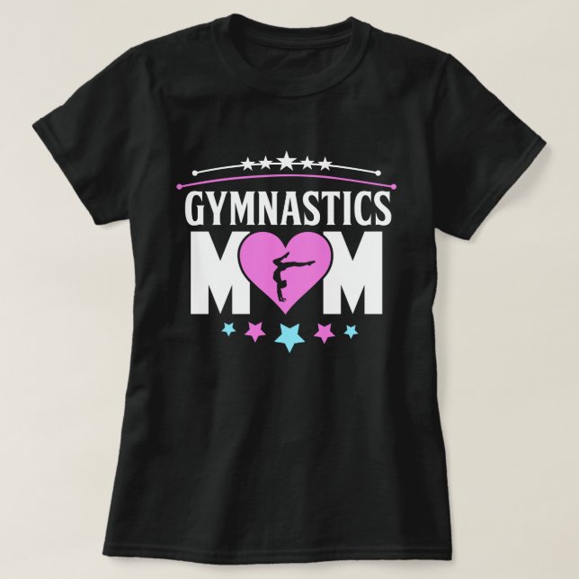 Camiseta Gymnastics Mom (Diseño del anverso)