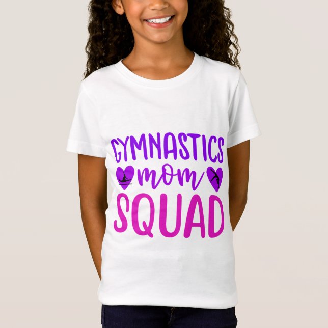 Camiseta Gymnastics Mom Squad (Anverso)