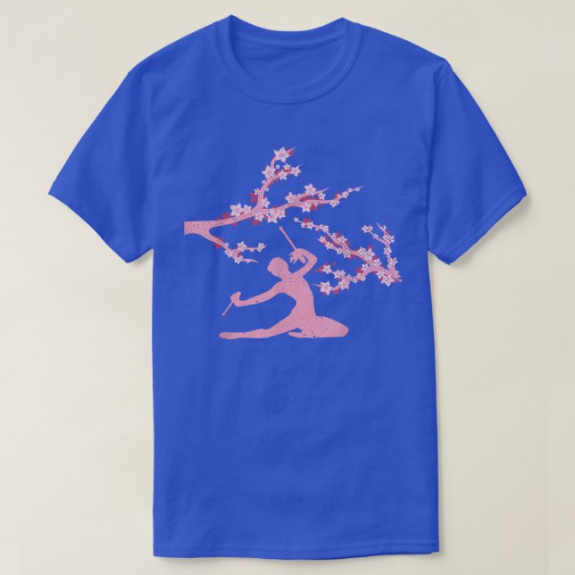 Camiseta Gymnastics Sport Sakura Cherry Blossom Acrobat Gym (Diseño del anverso)