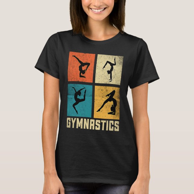 Camiseta Gymnastics Women men Girls Teens Gymnast Dance Ret (Anverso)