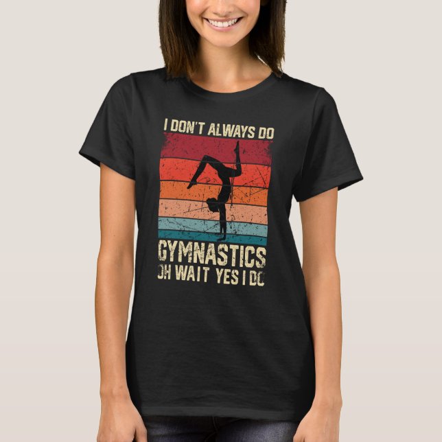 Camiseta Gymnastics Women men Girls Teens Gymnast Dance Ret (Anverso)