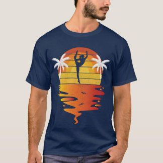Camiseta Gymnasticsee retro sunset 70s vintage Gymnastics f