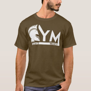 Camiseta GymSpartanBeast Sobre Motivación Gym Fitness Sayin