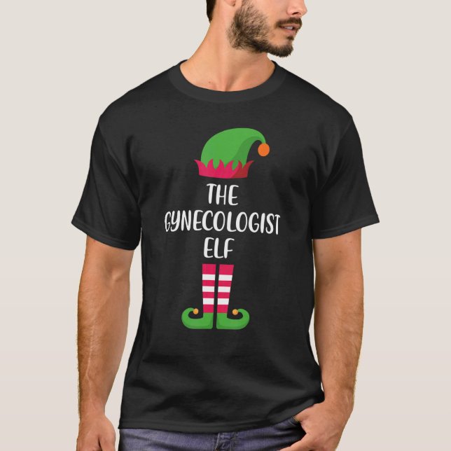 Camiseta Gynecologist Elf Family Matching Group Christmas P (Anverso)