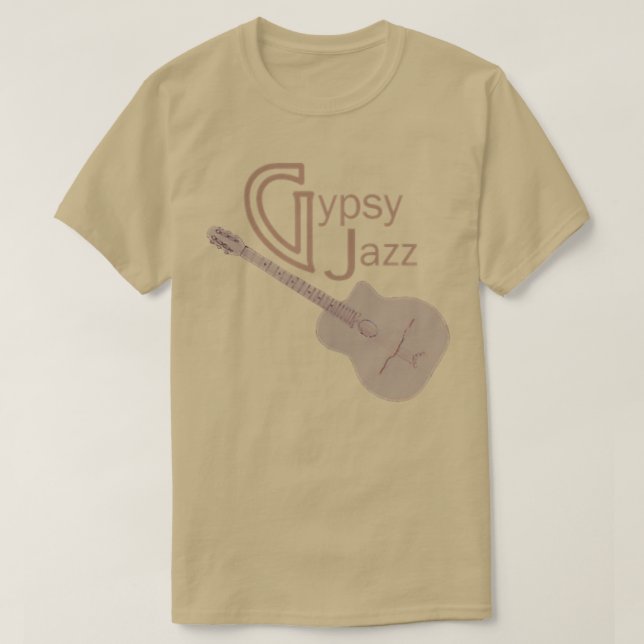 Camiseta Gypsy Jazz Petite Bouche Guitar Tee 1562 (Diseño del anverso)