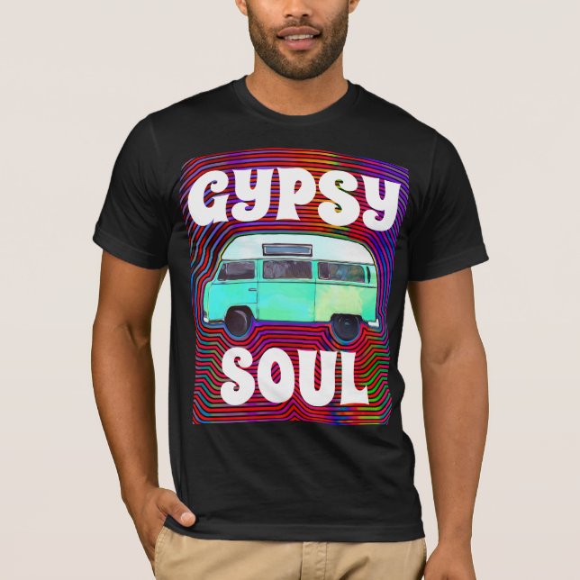 CAMISETA GYPSY SOUL HIPPIE VAN T-SHIRS (Anverso)