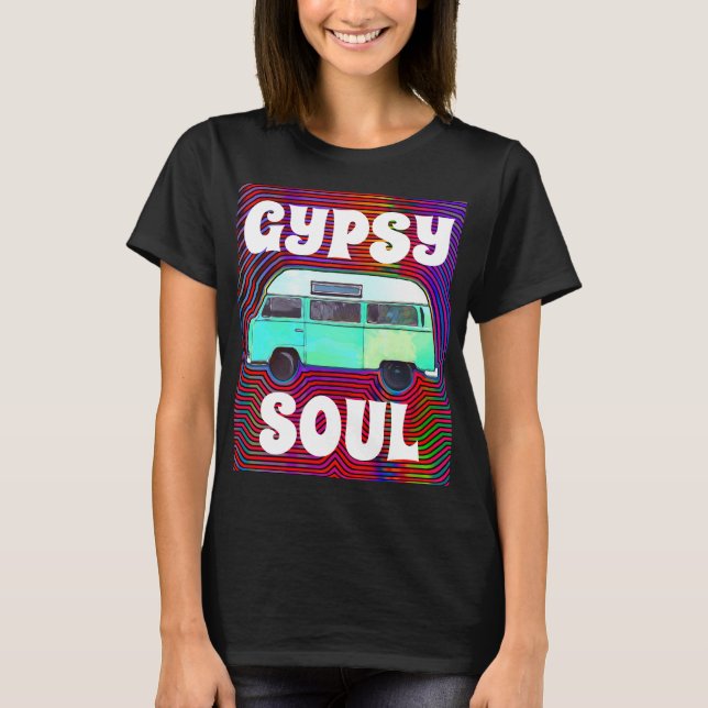 CAMISETA GYPSY SOUL HIPPIE VAN T-SHIRS (Anverso)