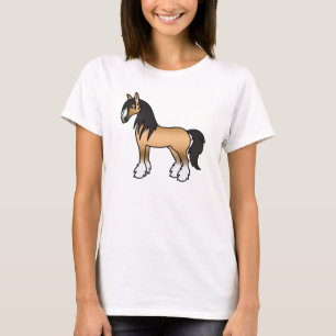 Camiseta Gypsy Vanner Shire Horse, Personalizado de la piel