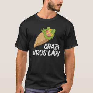 Camiseta Gyros Graciosos Para Mujeres Mamá Gyro Carne Pita