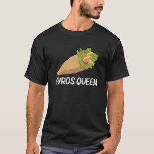 Camiseta Gyros Graciosos Para Mujeres Mamá Gyro Carne Pita