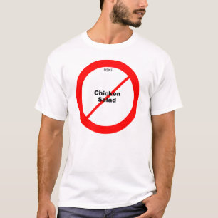 Camiseta H5N1 ninguna ensalada de pollo