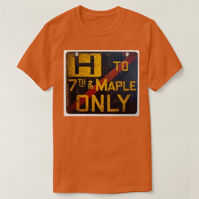 Camiseta H a 7amp Maple Sólo 1 (Diseño del anverso)
